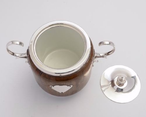 Victorian Oak Biscuit/cookie box Circa 1895