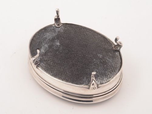 Edwardian Silver and Tortoise Shell Ring Box London 1910