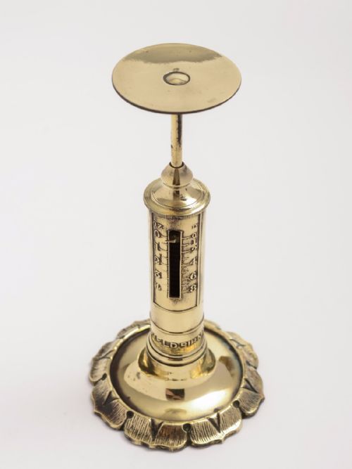 Victorian Brass Candlestick Postal Scales Circa 1840