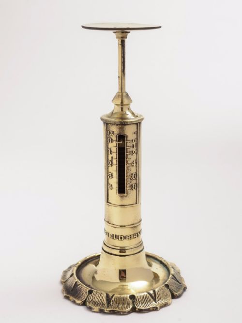 Victorian Brass Candlestick Postal Scales Circa 1840