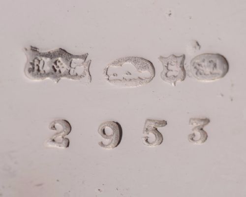 Edwardian silver plated bottle holder  Circa 1910