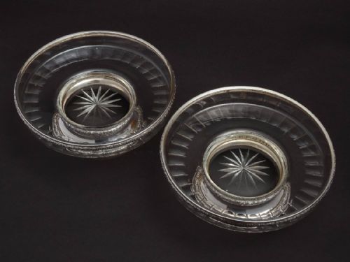 A Pair of French Silver Comports Circa 1910
