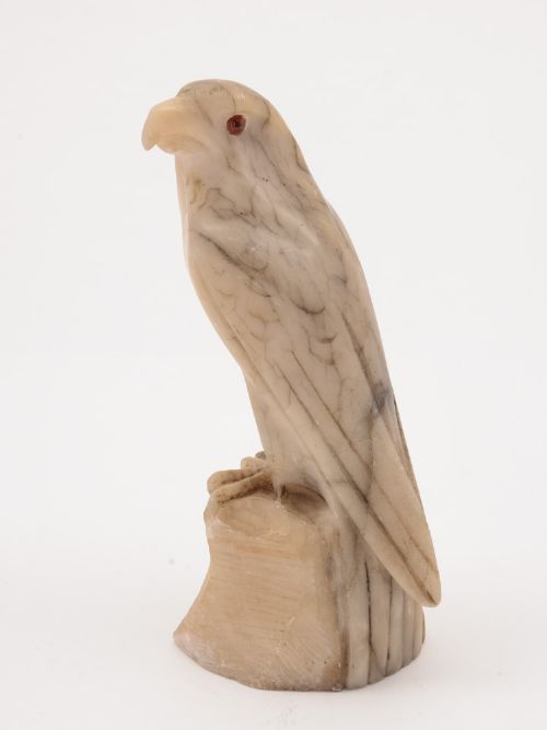 Victorian Alabaster Bird of Prey Circa 1890