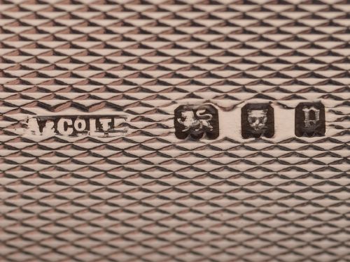 Art Deco Silver Asprey Notebook Holder London 1930