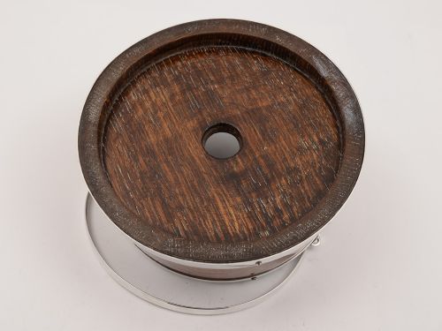 Victorian Oak Butter Dish Circa 1890