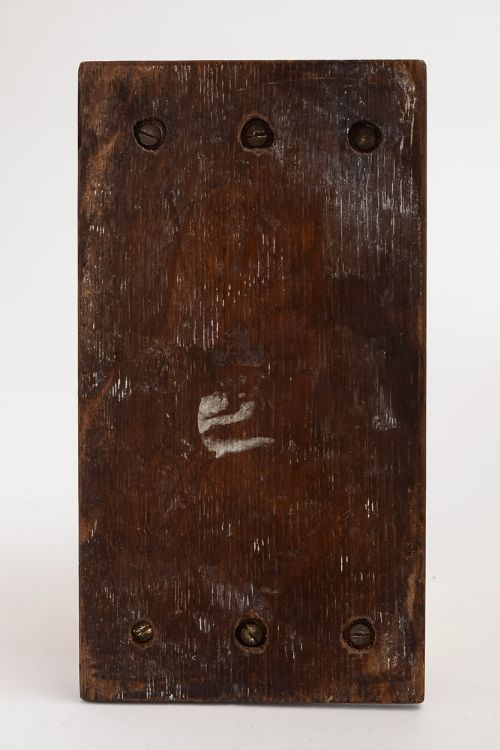 Edwardian Brass & Oak Letter Rack Circa 1900