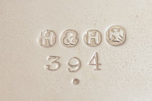 Oval Glass & Silver Plated Victorian Biscuit Box