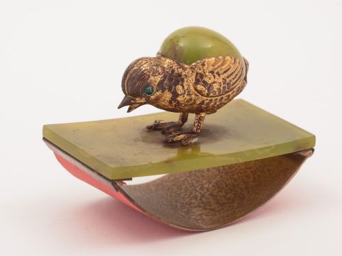 Novelty Brass and Bakelite Rocker Blotter Circa 1920