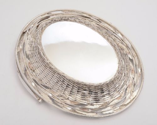 Victorian Silver Plated Bread Basket Circa 1860