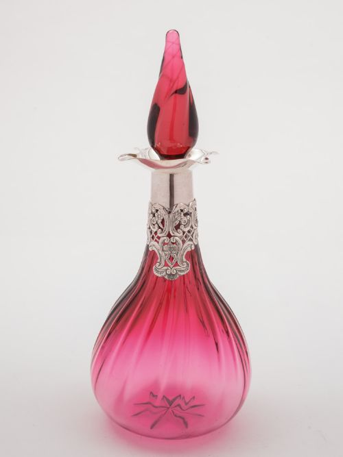 Victorian Liqueur Decanter London 1897 