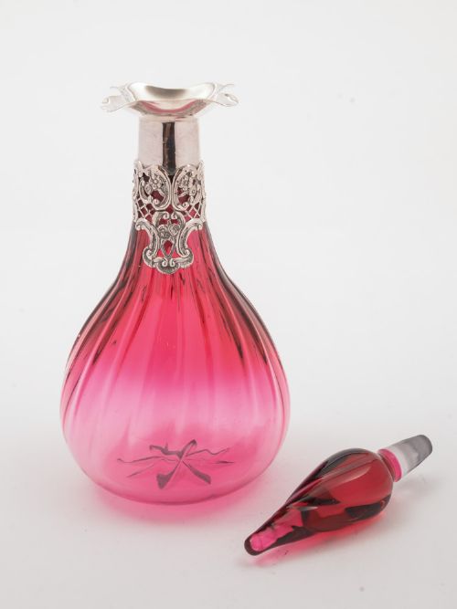 Victorian Liqueur Decanter London 1897