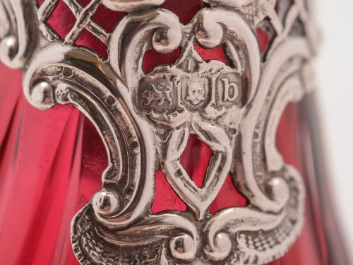 Victorian Liqueur Decanter London 1897