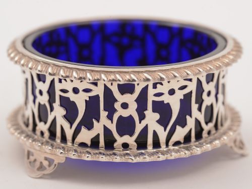 Pair of George V Silver Salts Birmingham 1916