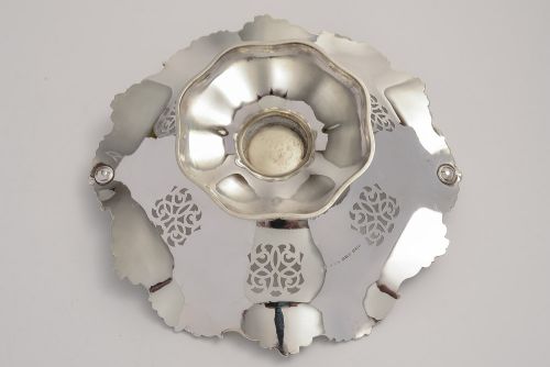 Victorian Scottish Silver Plated Basket Circa 1890