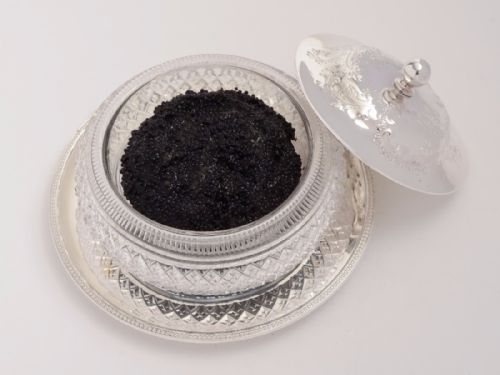 Victorian Caviar Dish & Stand Circa 1890