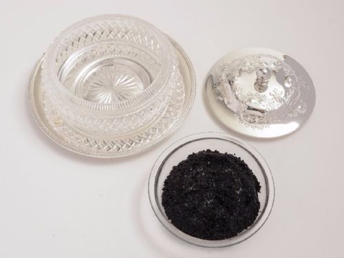 Victorian Caviar Dish & Stand Circa 1890
