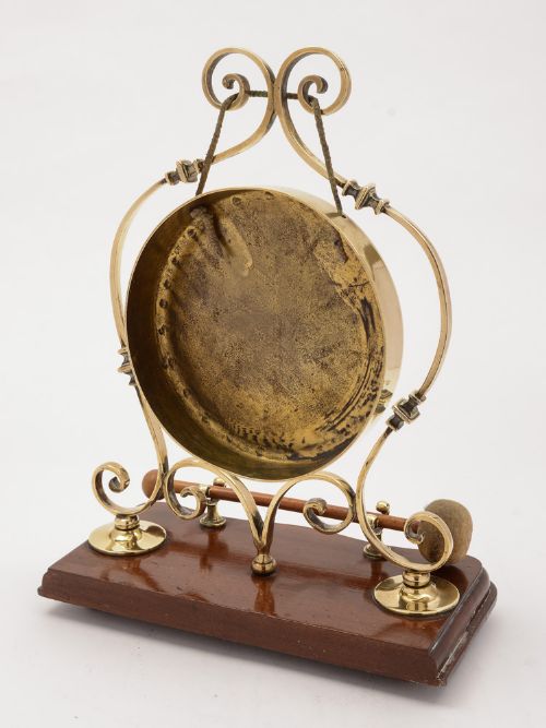 Edwardian Brass Dinner Gong Circa 1905