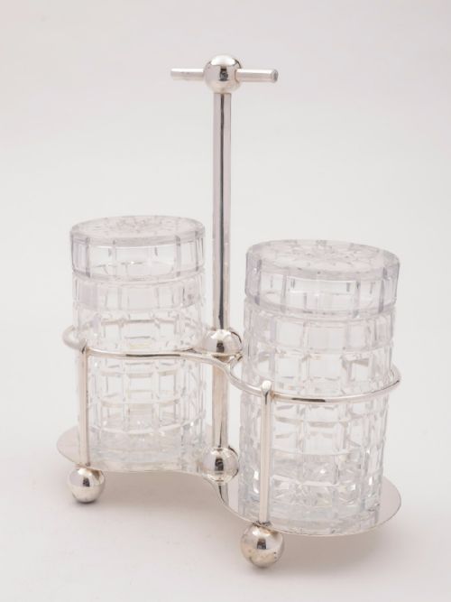 Christopher Dresser Design Pickle Jars in Stand Circa 1890