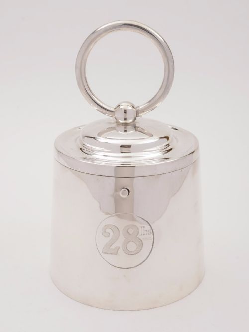 Victorian Silver Plated Novelty 28lb Biscuit Jar
