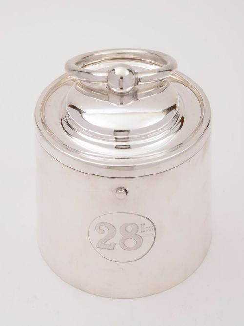 Victorian Silver Plated Novelty 28lb Biscuit Jar