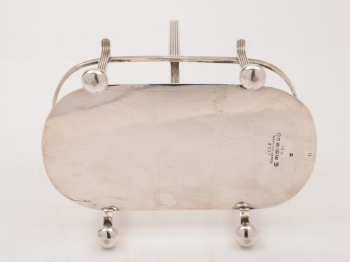 Art Deco Preserve Pots in Caddy Circa 1930