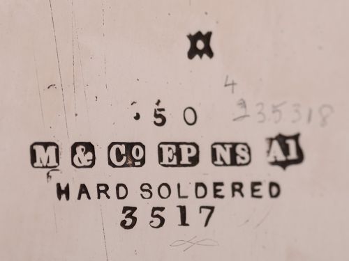 Art Deco Preserve Pots in Caddy Circa 1930