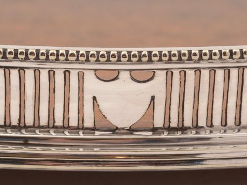 Oak and Plate Gallery Tray with Scottish Crest Circa 1890