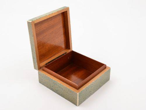 Art Deco Polished Shagreen Table Box Circa 1930