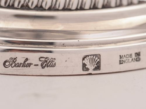 Pair of Silver Plated Barker Ellis Candelabras