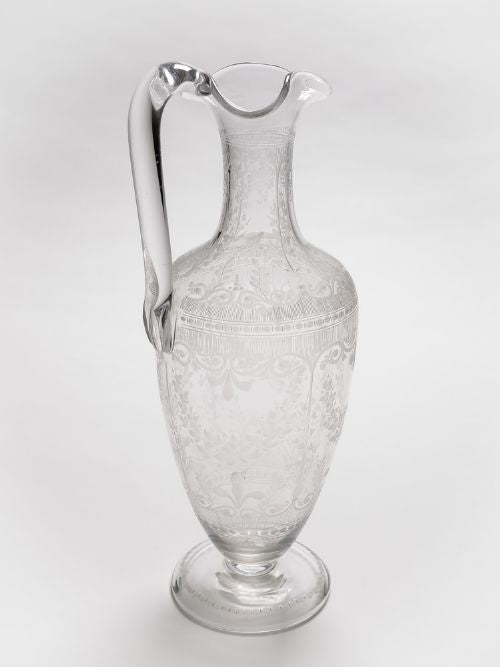 Victorian Glass Claret Jug Circa 1880
