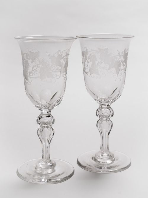 Victorian Glass Claret Jug Circa 1880