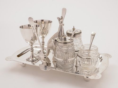 Victorian Novelty Breakfast Cruet Circa 1890