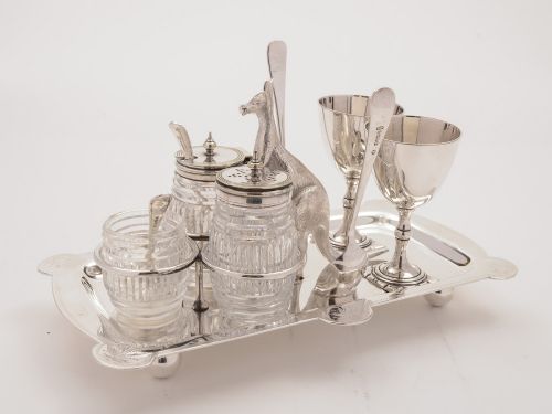 Victorian Novelty Breakfast Cruet Circa 1890