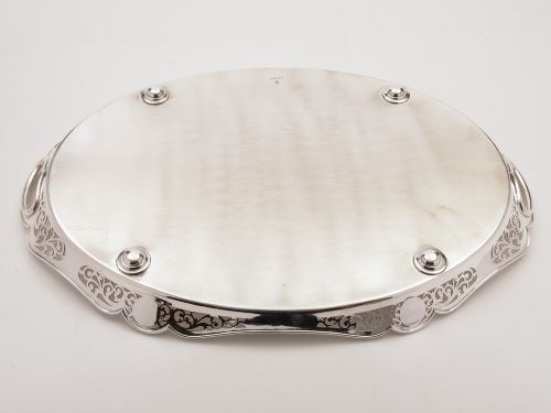 Victorian Oval Gallery Tray Circa 1890