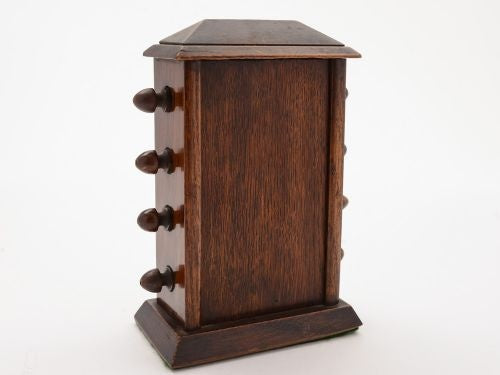 Edwardian Oak Desk Calendar Circa 1900