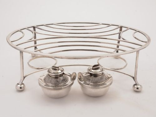 Edwardian Double Burner Trivet Circa 1905