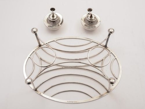 Edwardian Double Burner Trivet Circa 1905