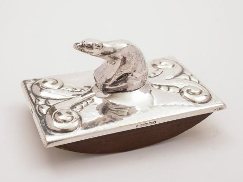 Swedish Polar Bear Rocker Blotter Circa 1920