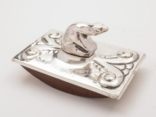 Swedish Polar Bear Rocker Blotter Circa 1920