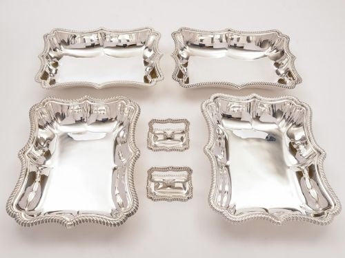 Pair of Victorian Entree Dishes Circa 1890