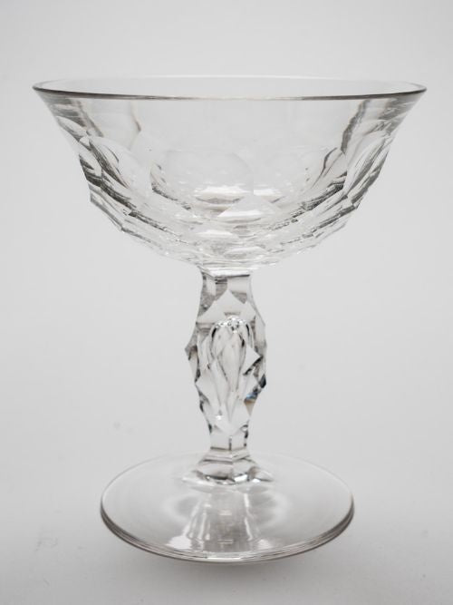 Set of 7 Champagne Glasses Circa 1900