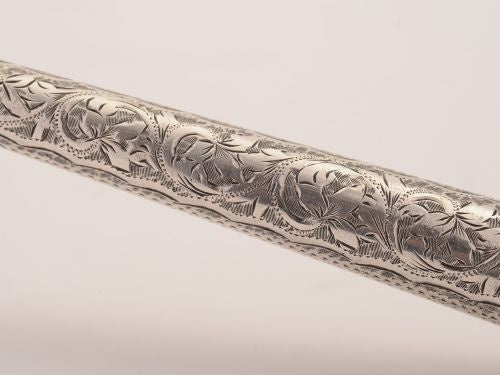 Victorian Silver Handled Magnifying Glass Birmingham 1898