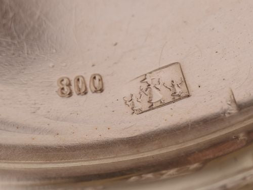 Continental Silver Bottle Coaster Circa 1900