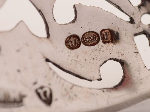 20 世纪荷兰银质餐勺一对 1912 年
