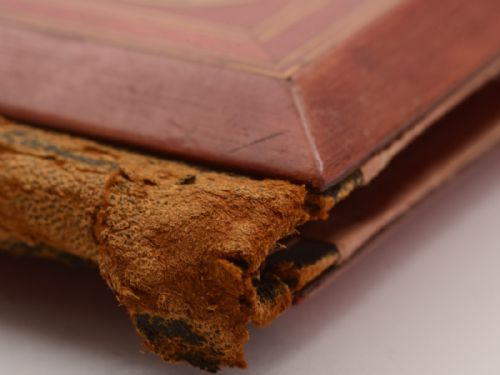 Inlaid Italian Sorrento Ware Document Box and Folder Circa 1905