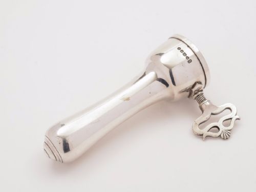 19th Century Victorian Silver Plated Ham Bone Holder Circa 1890