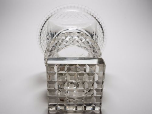 19th Century Victorian Glass Campagna Vase Circa 1880