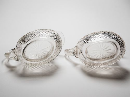 Pair of Edwardian Cut Glass Water Jugs Circa 1905