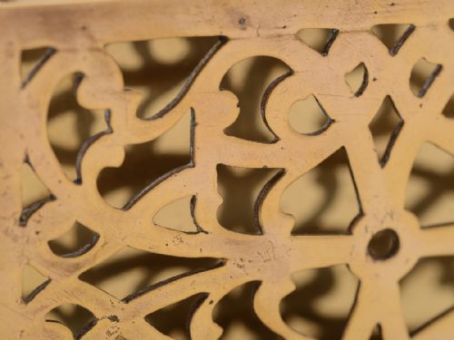 Victorian English Brass Letter Rack Circa 1890