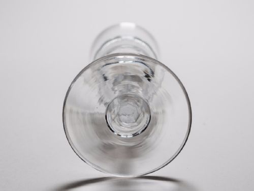 Set of 8 Edwardian Cut Glass Champagne Flutes Circa 1905